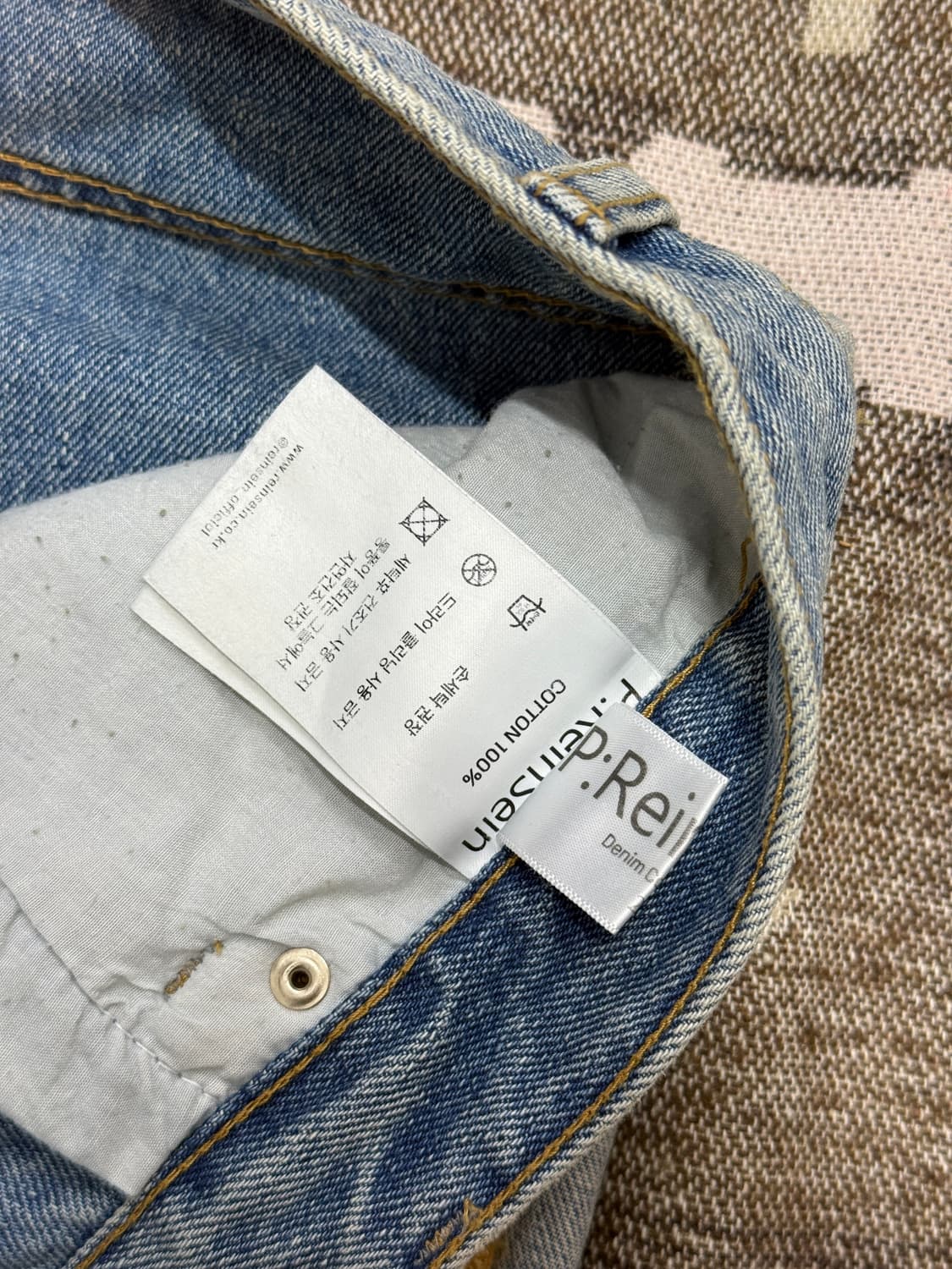 레인세인 (ReinSein)리버스 중청 데님 팬츠 상품이미지6