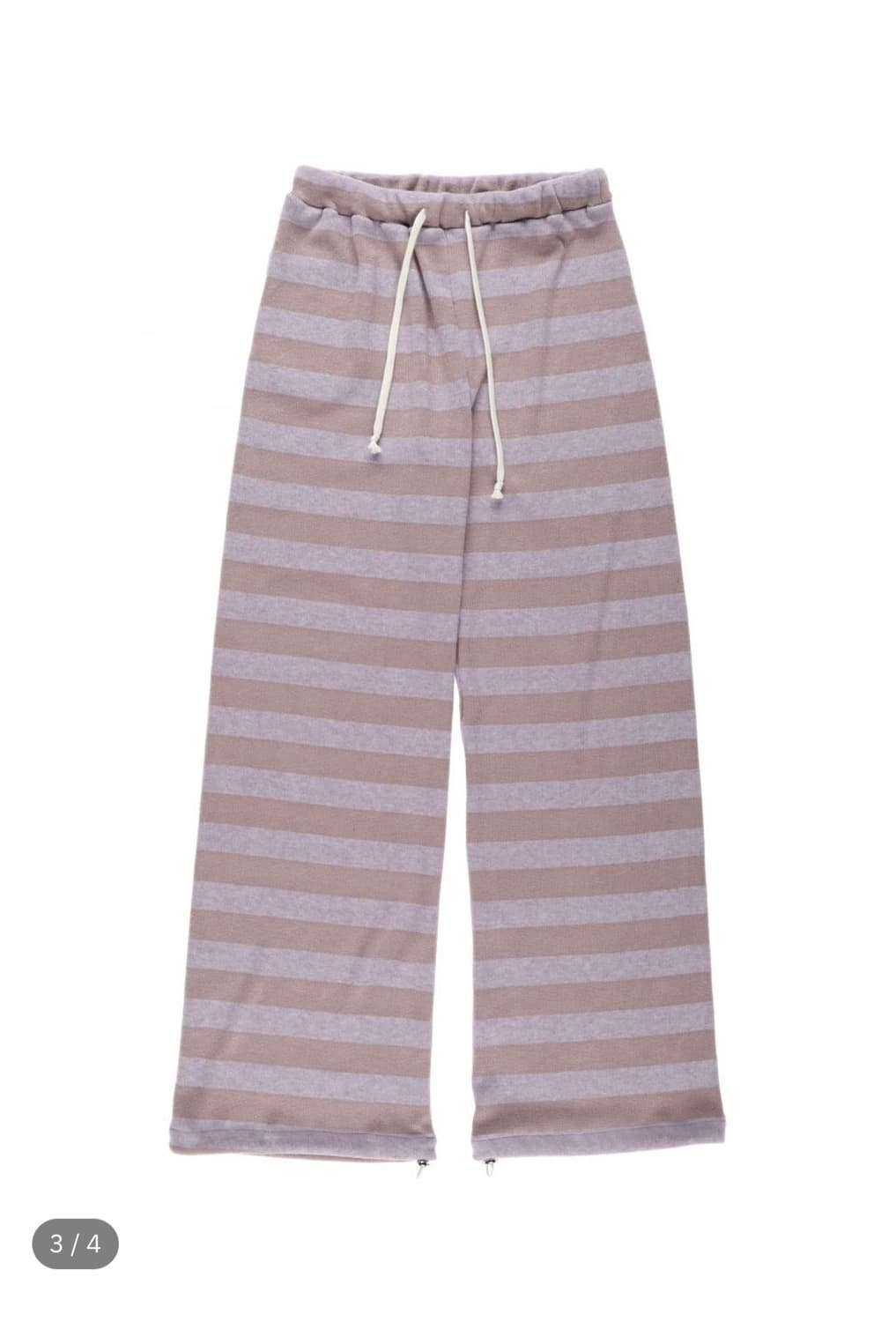 온스카 STRIPE KNIT PANTS (PURPLE) 상품이미지2