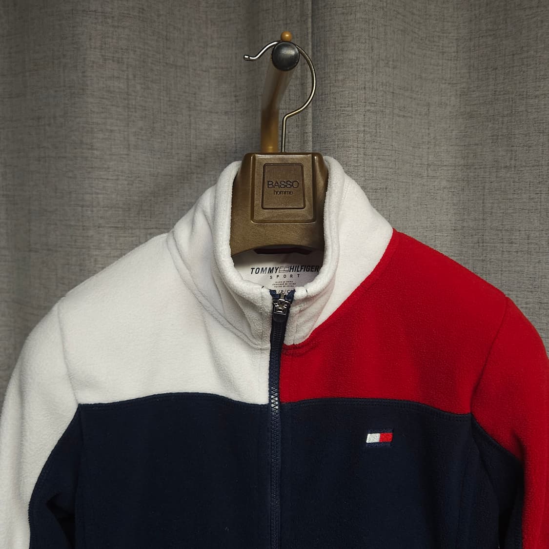 S ) 타미힐피거 여성 빅로고 후리스 집업 상품이미지3