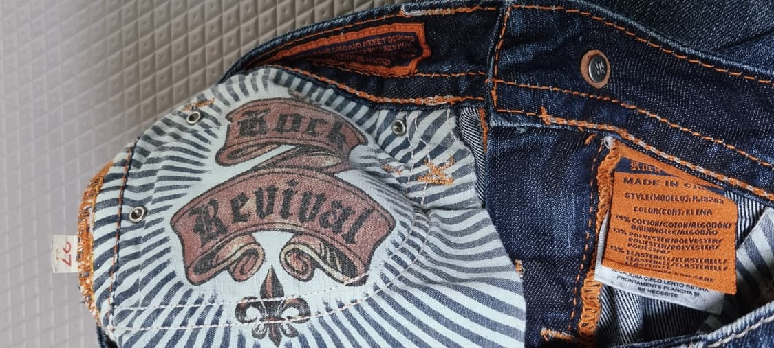 락리바이벌 엘레나 부츠컷진 데님 청바지
 상품이미지4