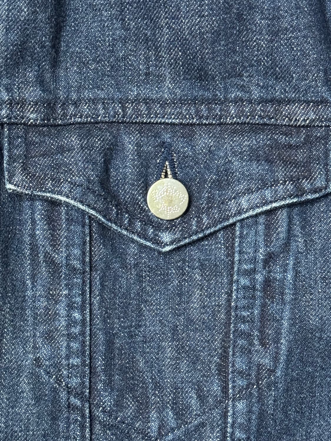 베이프 타이거 와이드 데님 자켓 인디고 상품이미지4