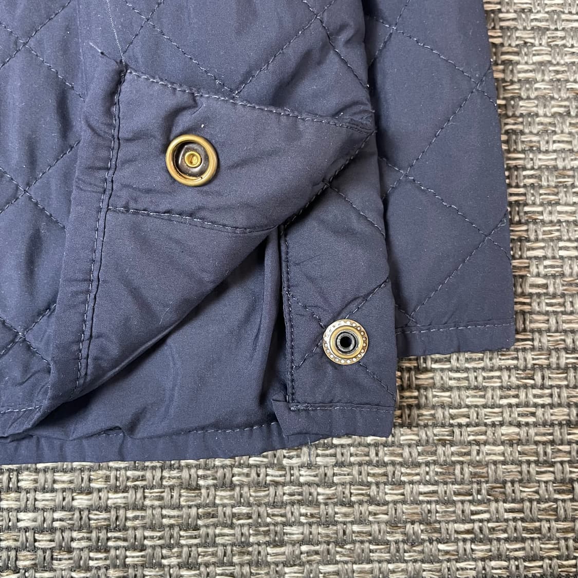 폴로랄프로렌 키즈 레드 포니 네이비 퀄팅 자켓 3T 상품이미지9