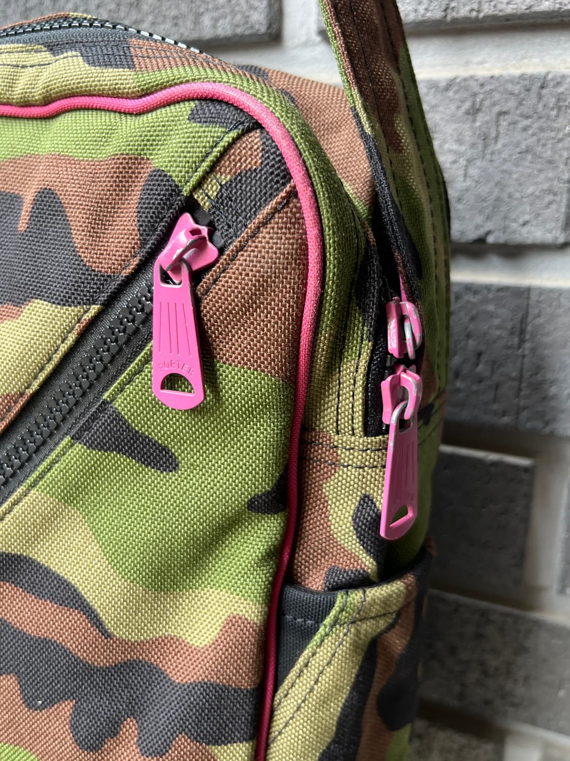 Porter 포터 핑크 라벨 카모플라쥬 백 상품이미지5