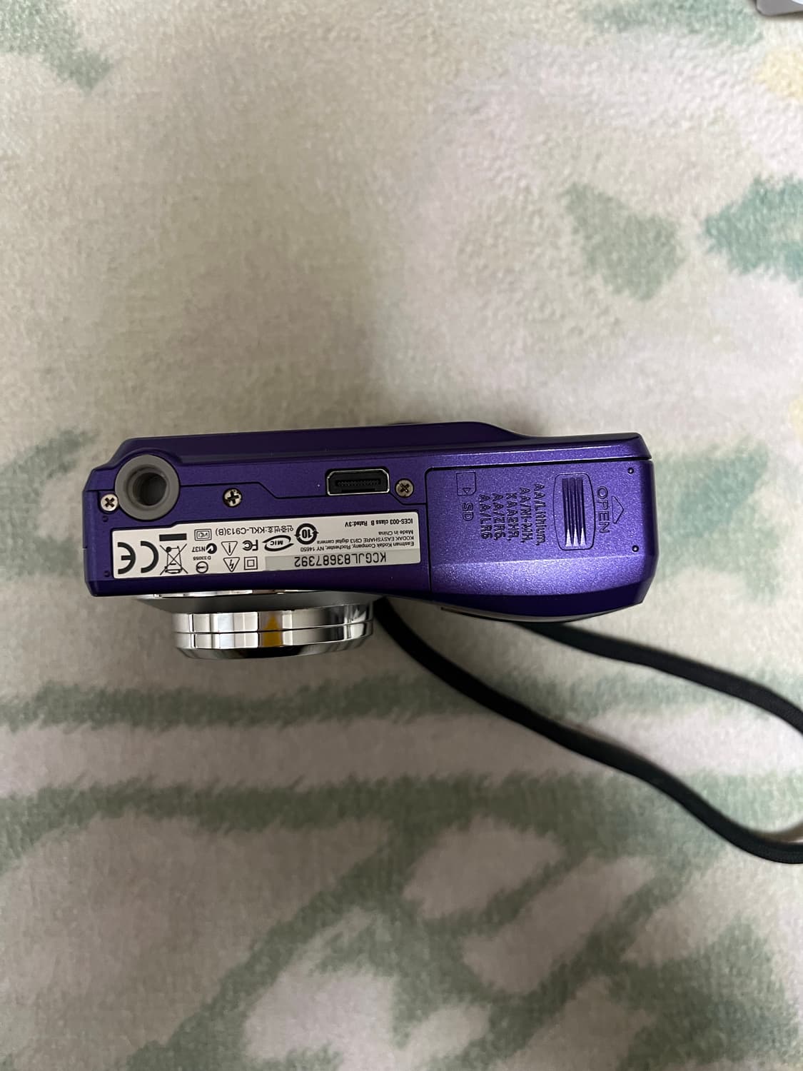 코닥 c913 퍼플 보라 레어색상 빈티지 디카 카메라 상품이미지4