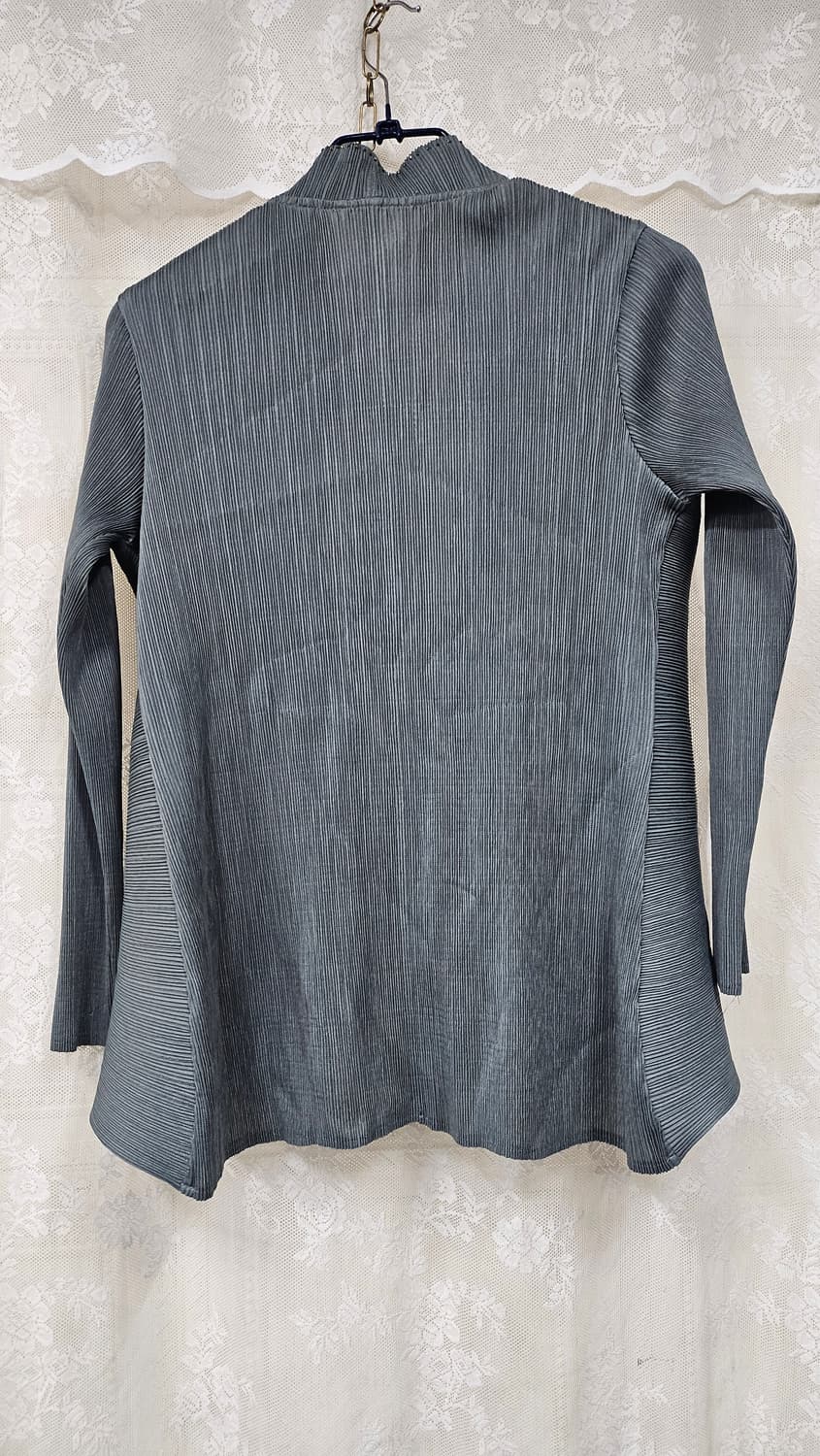 플리츠 꽃무늬 장식 셔츠 상품이미지3