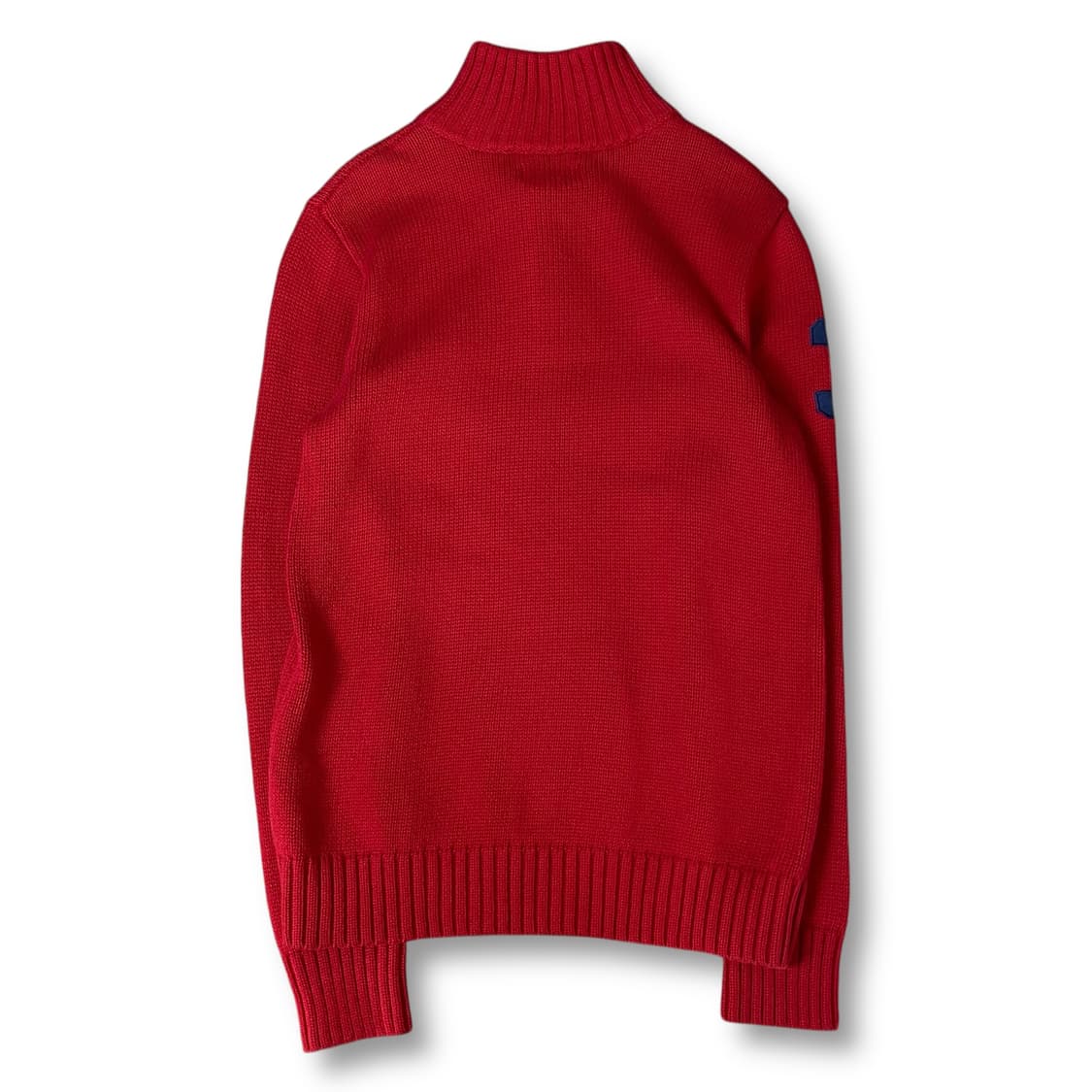 폴로랄프로렌 빅포니 레드 케이블 반집업 긴팔 니트 L(14-16) 상품이미지2