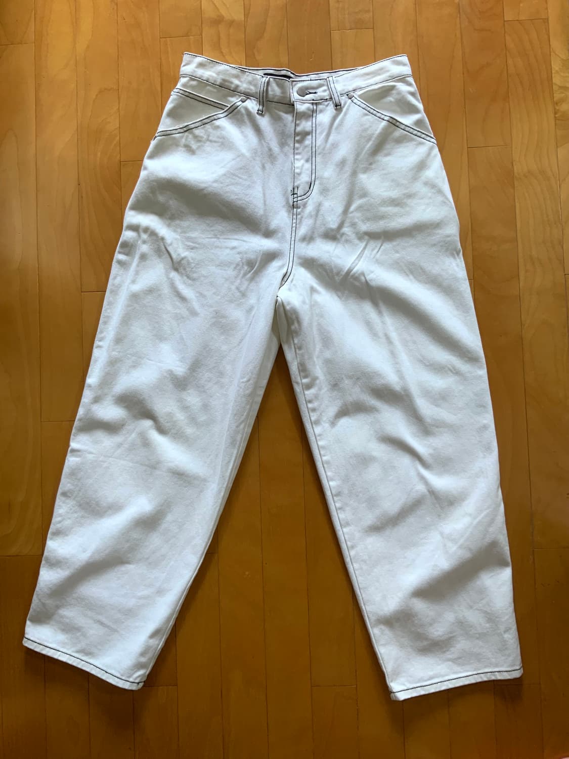 SUADE CONTOUR POCKET DENIM [WHITE] 상품이미지4