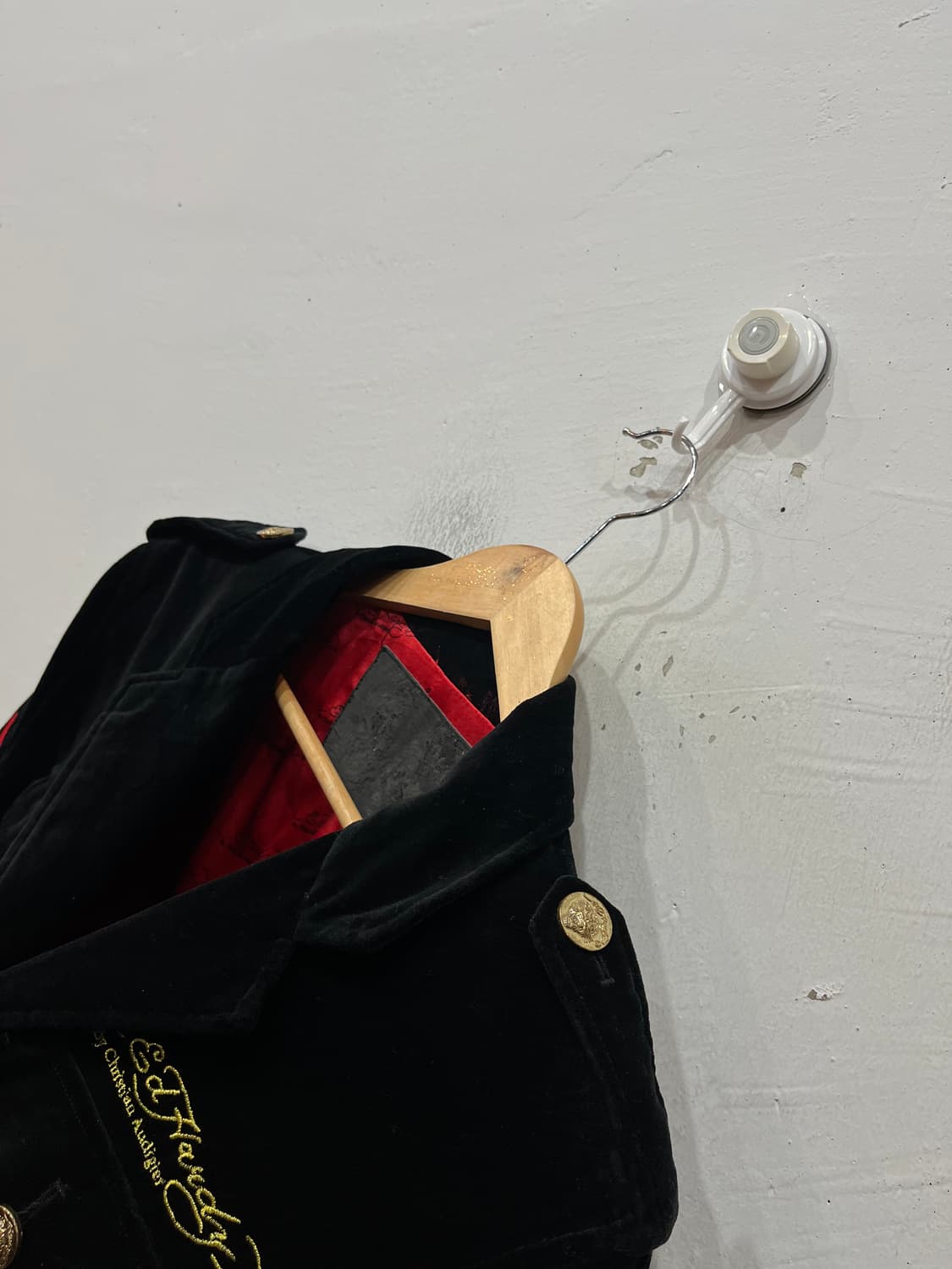 ED HARDY 에드하디 금장 자수 벨벳 자켓 상품이미지7