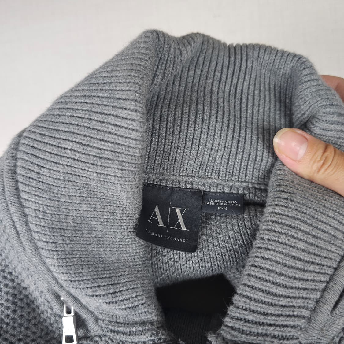 알마니 익스체인지 니트집업 남자95사이즈 상품이미지3