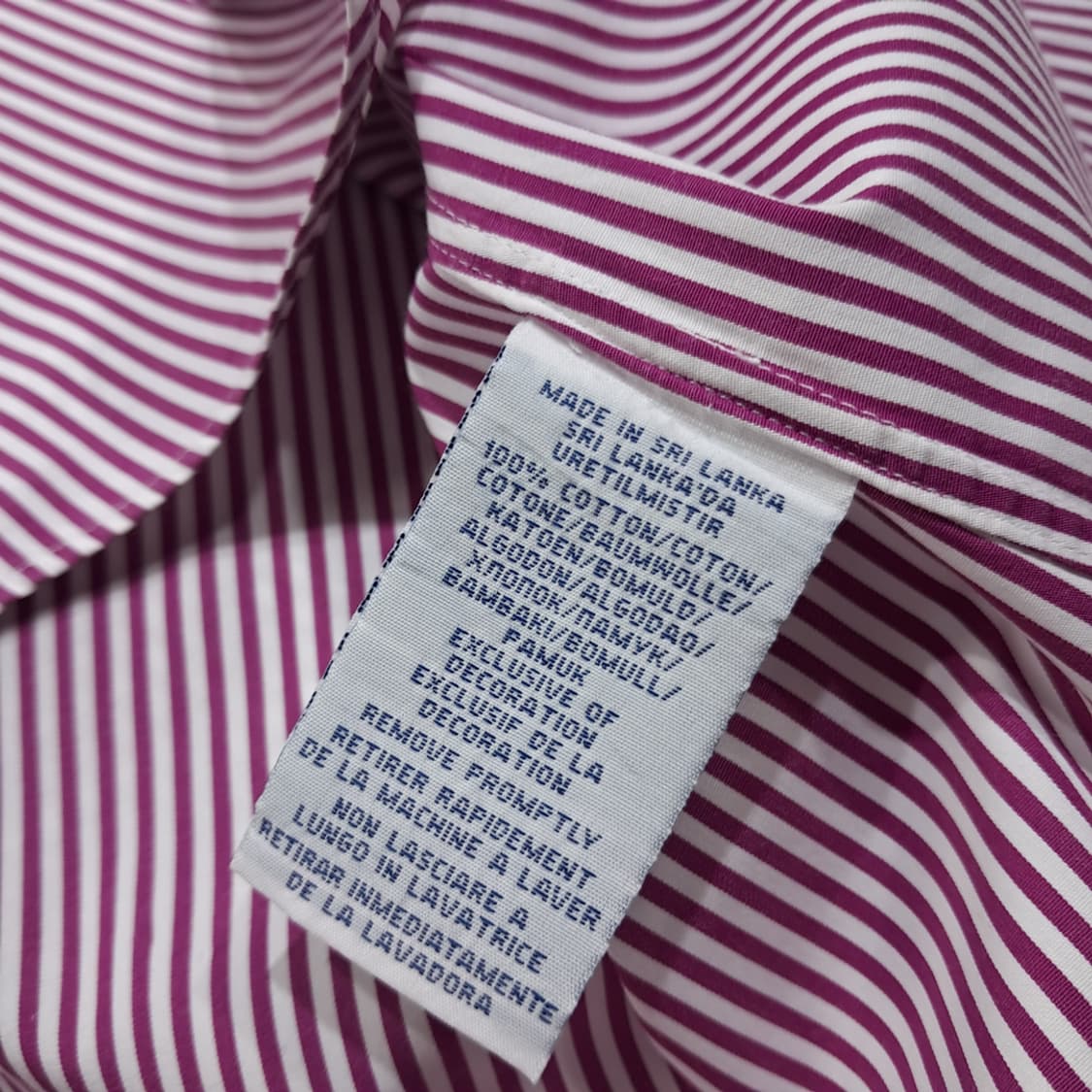 CL803 M 폴로 퍼플  스트라이프 셔츠 남방 상품이미지5