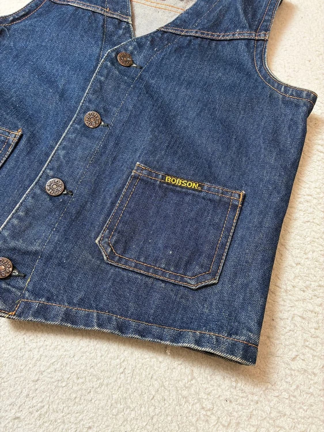 BOBSON 웨스턴 데님 베스트 PN7132 상품이미지4