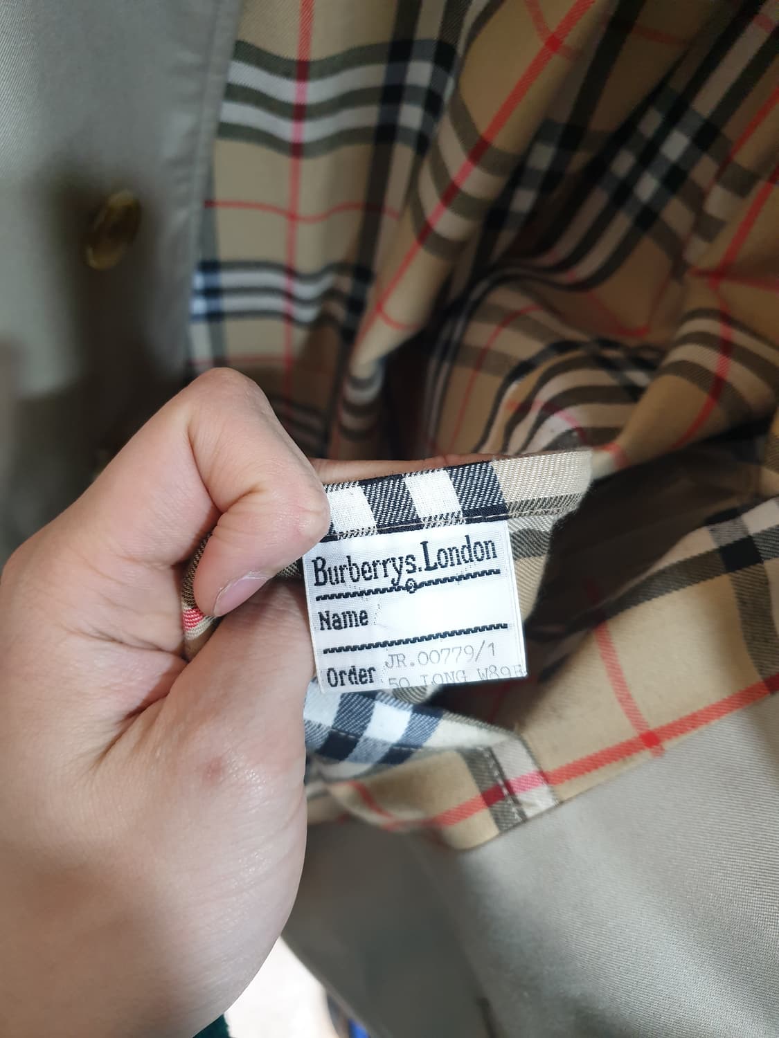 90s 빈티지 버버리 트렌치코트 L 상품이미지5