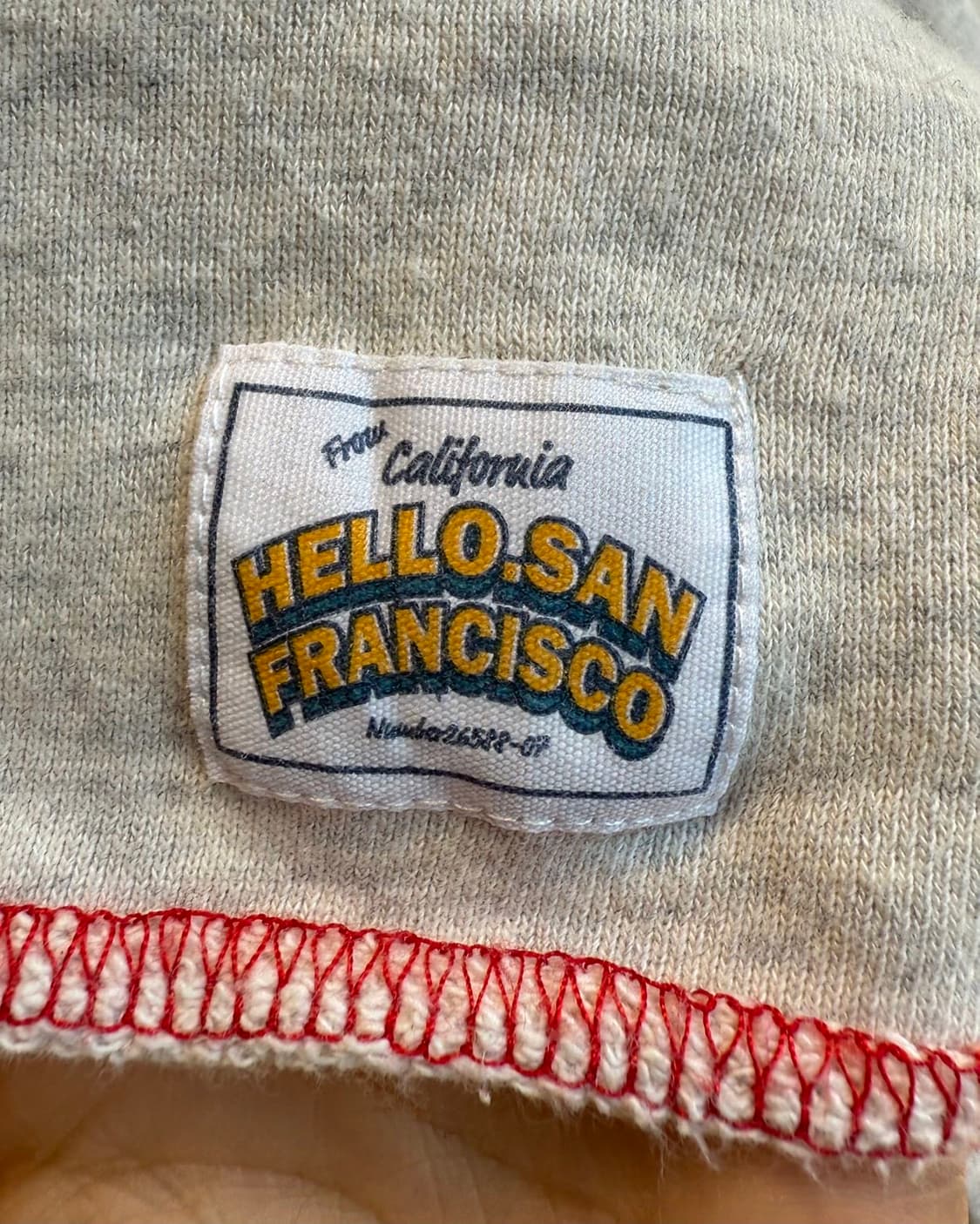 vtg 멜란지 그레이 셔링 크롭 스웻 셔츠  상품이미지8