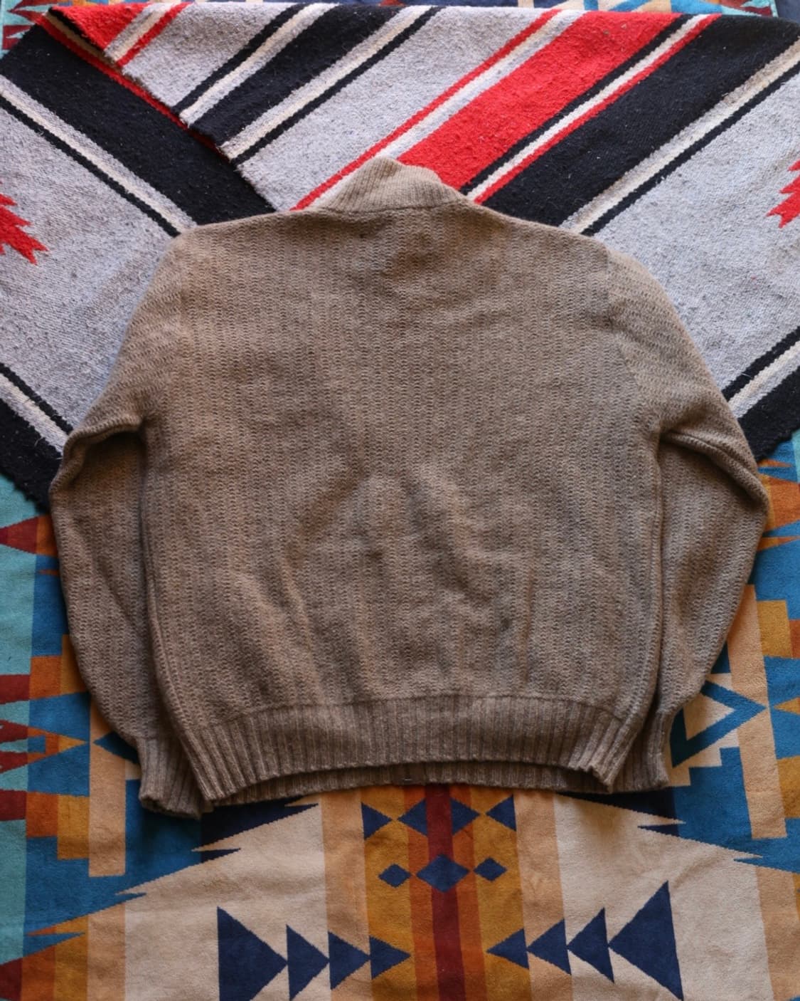 엘엘빈 80s 풀 집업 드라이버 울 니트 가디건 상품이미지9