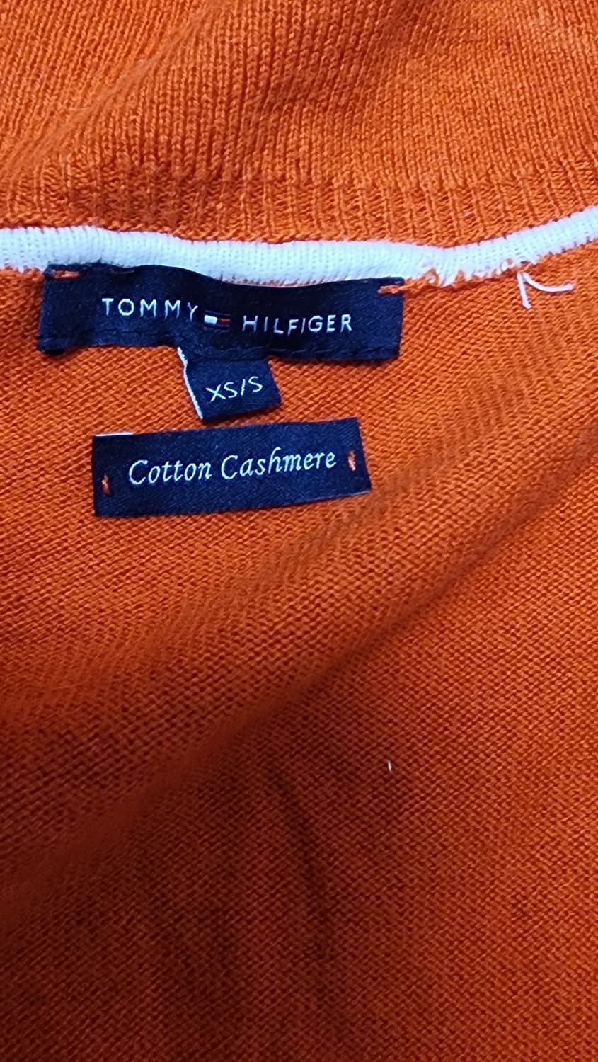 타미힐피거 오렌지 가디건 XS/S 상품이미지3