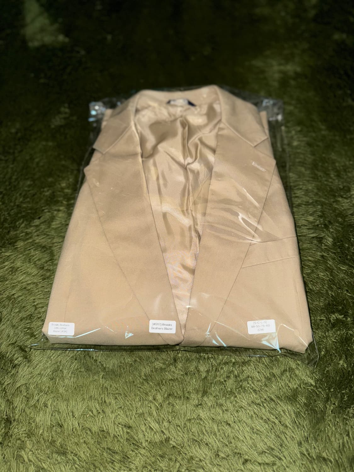 [40R] 브룩스 브라더스 346 클래식 핏 코튼 블레이저 베이지 상품이미지10