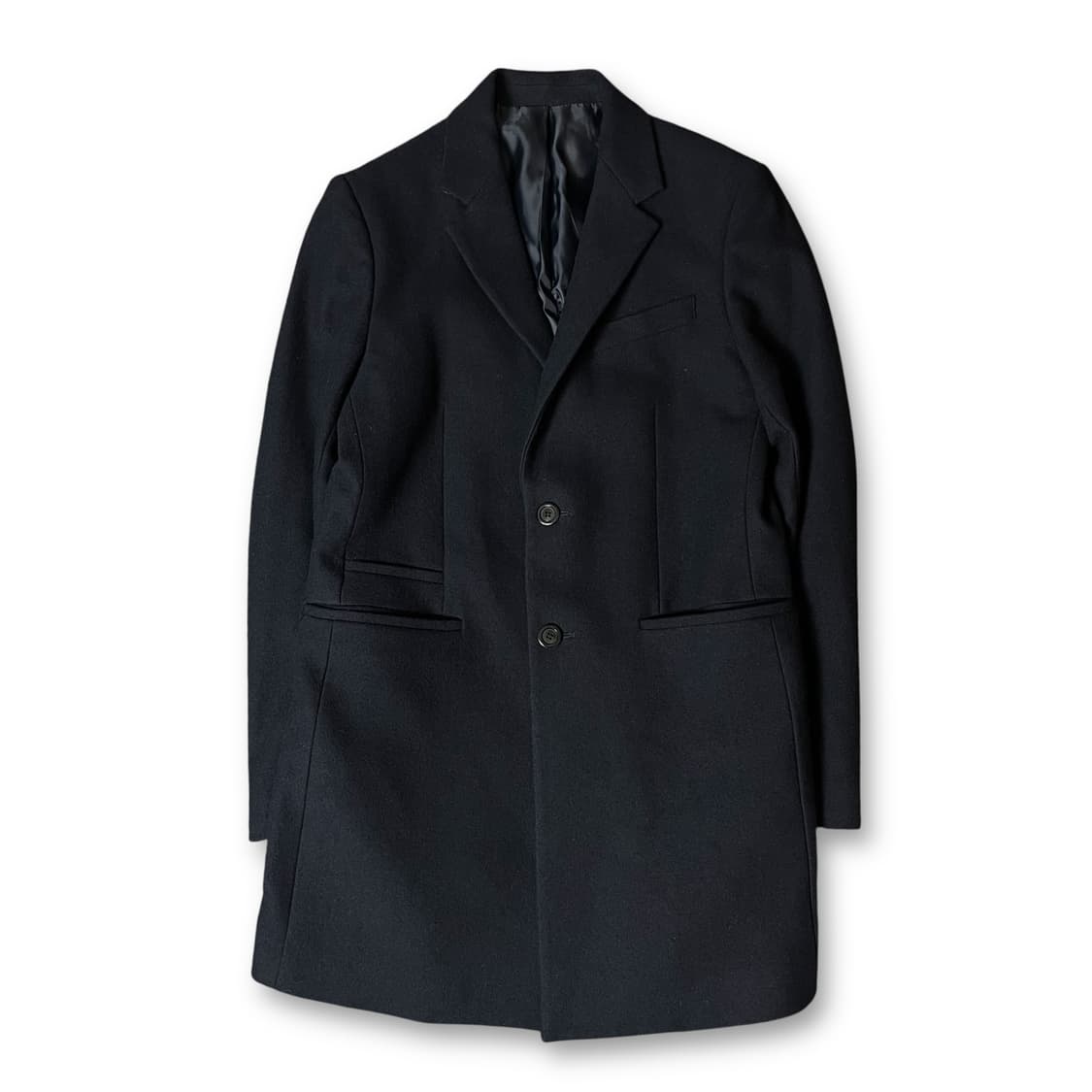 지오다노 울 네이비 싱글 코트 100 상품이미지1