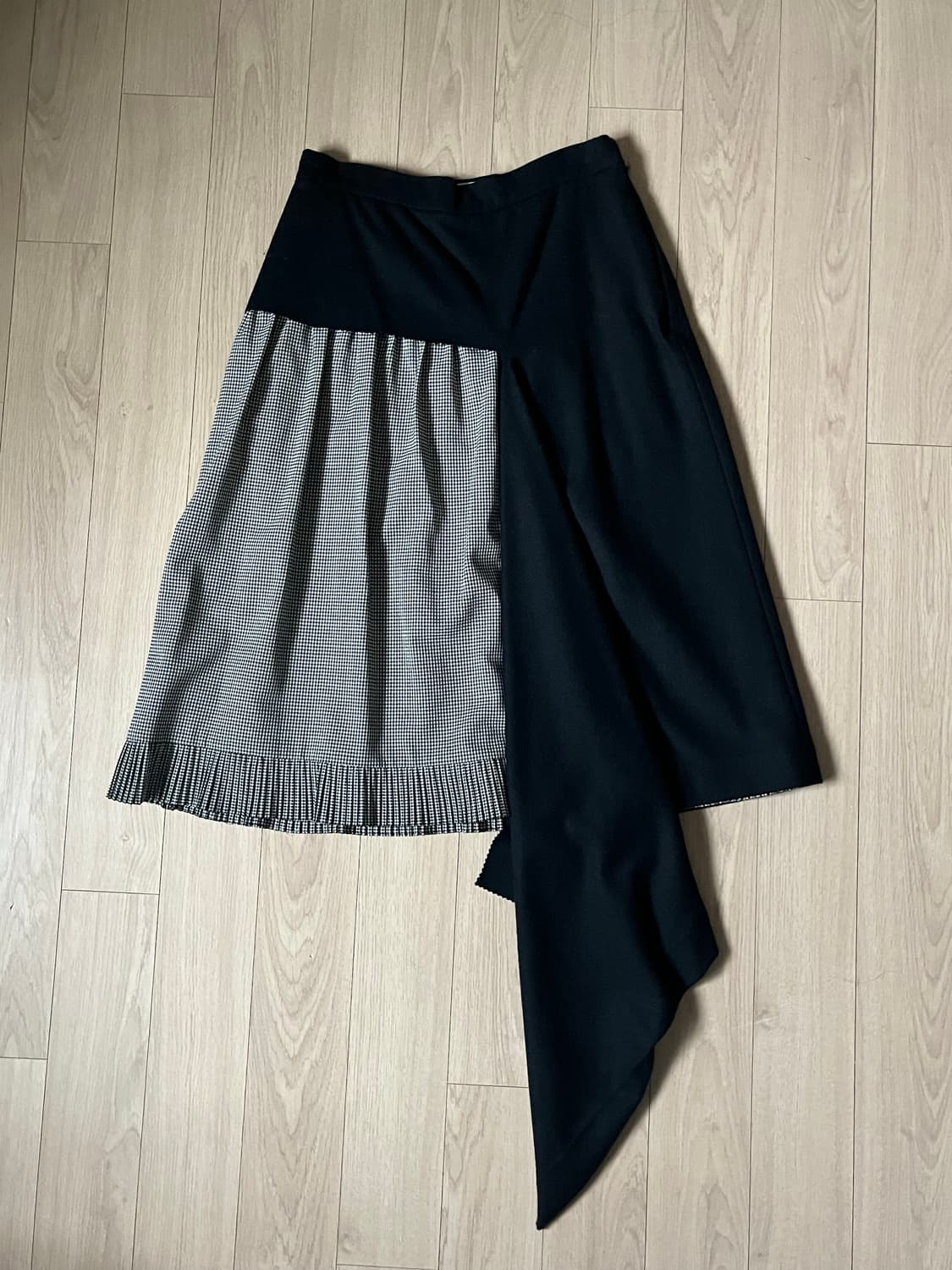 FACETASM 언발란스 패치워크 스커트 상품이미지2