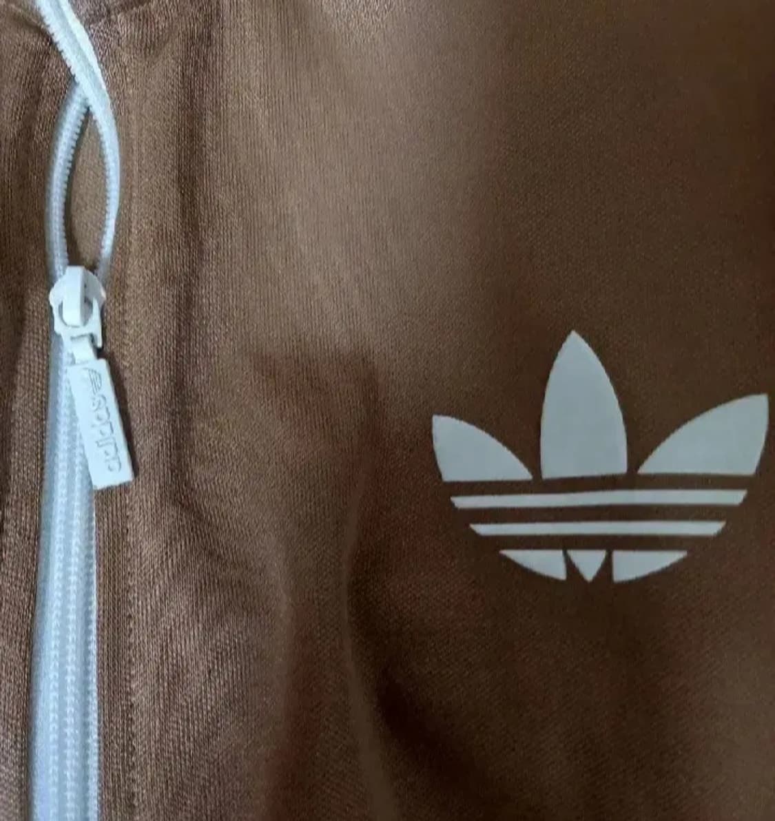 아디다스 희귀 대장급 헤리티지 브라운 트랙탑 저지 져지집업 95/M 상품이미지3