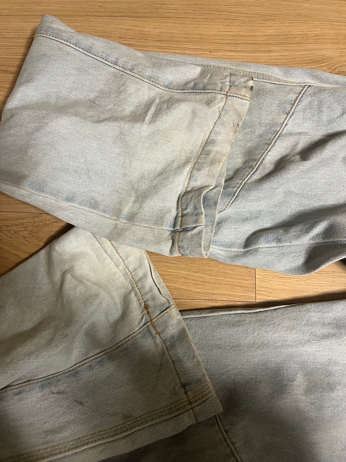 플라스틱 프로덕트 wave zipper pants(steel blue) 상품이미지4