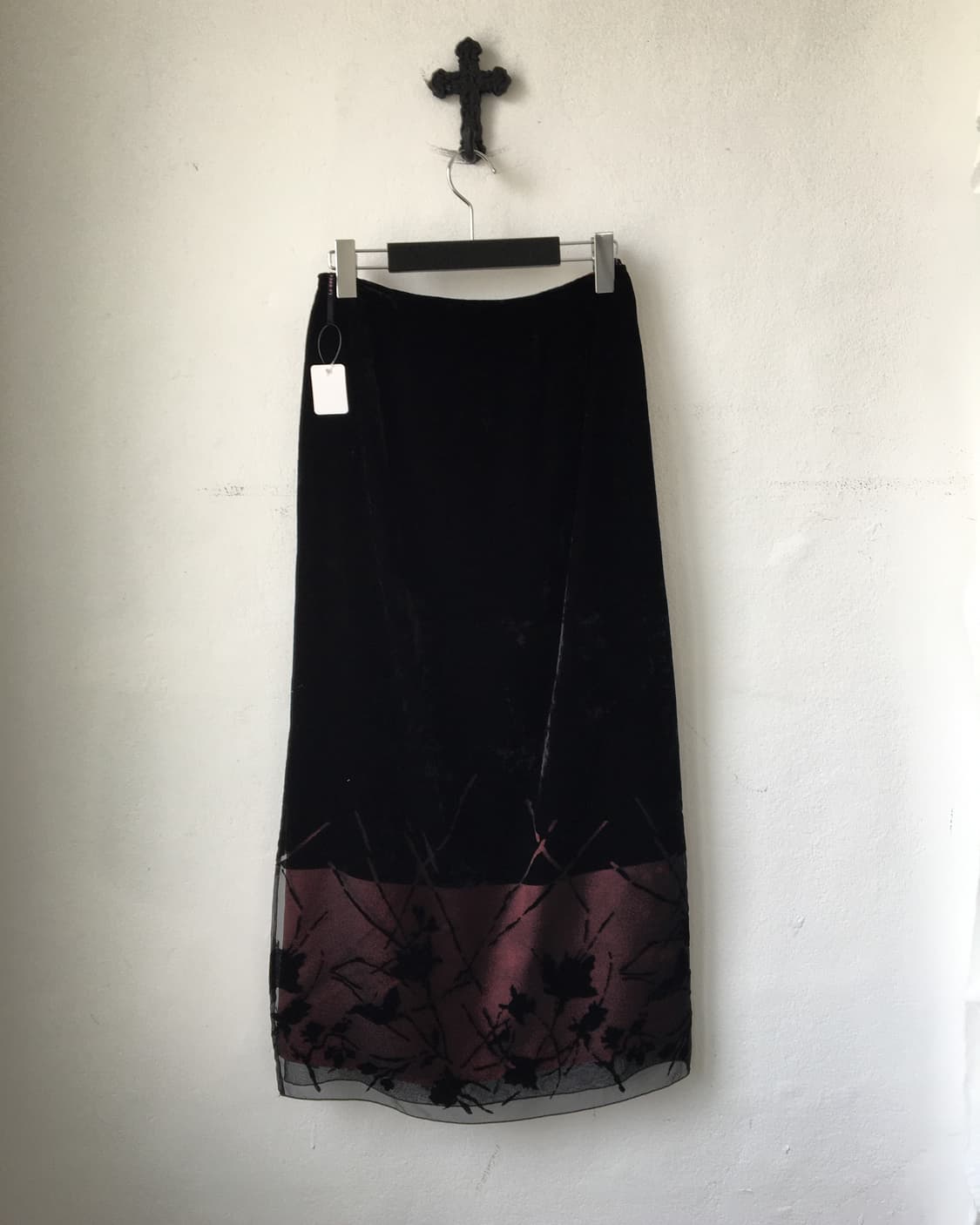 Oriental mood velvet long skirt 상품이미지3
