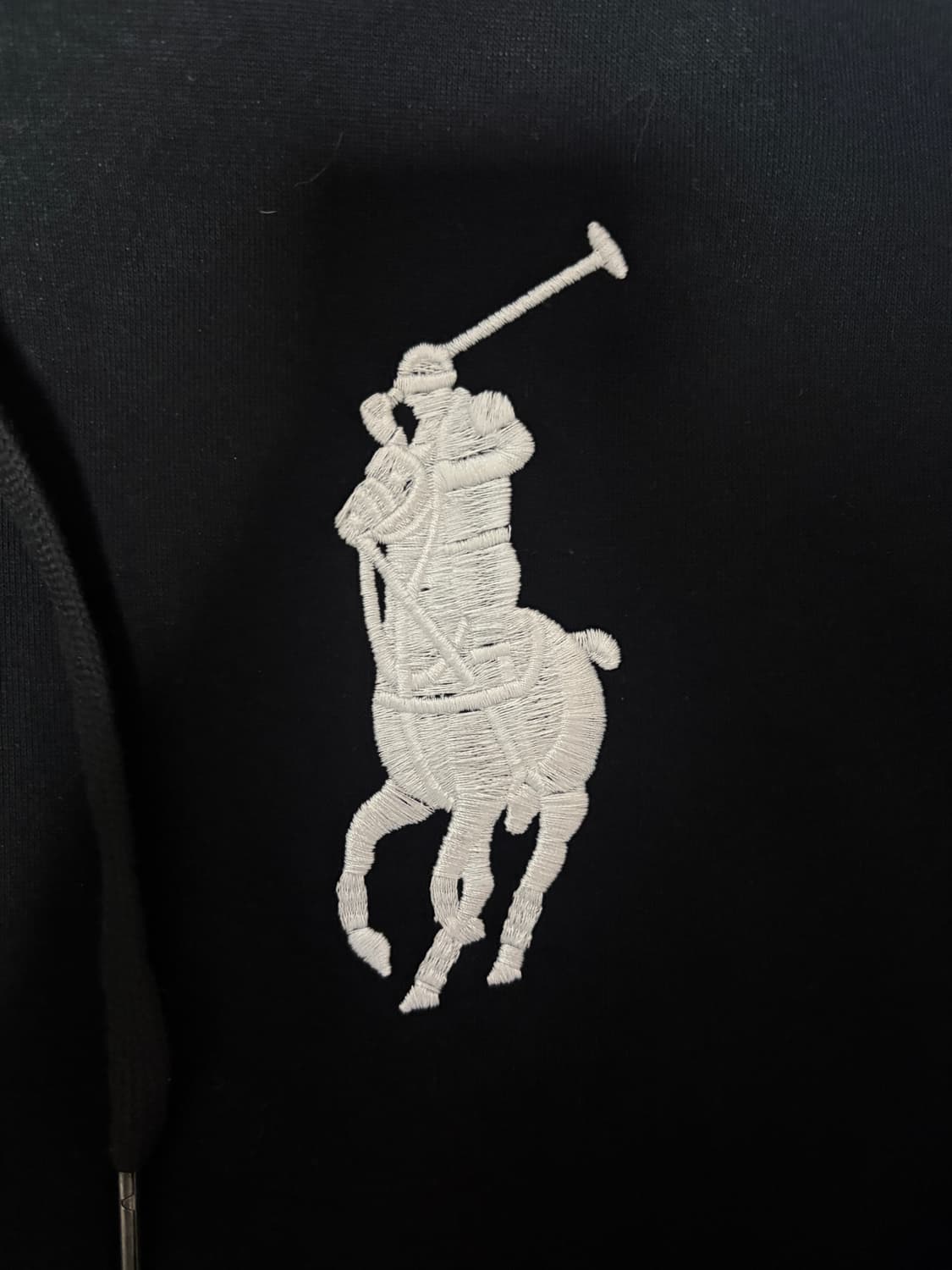 폴로 빅포니 후드집업 블랙 상품이미지3