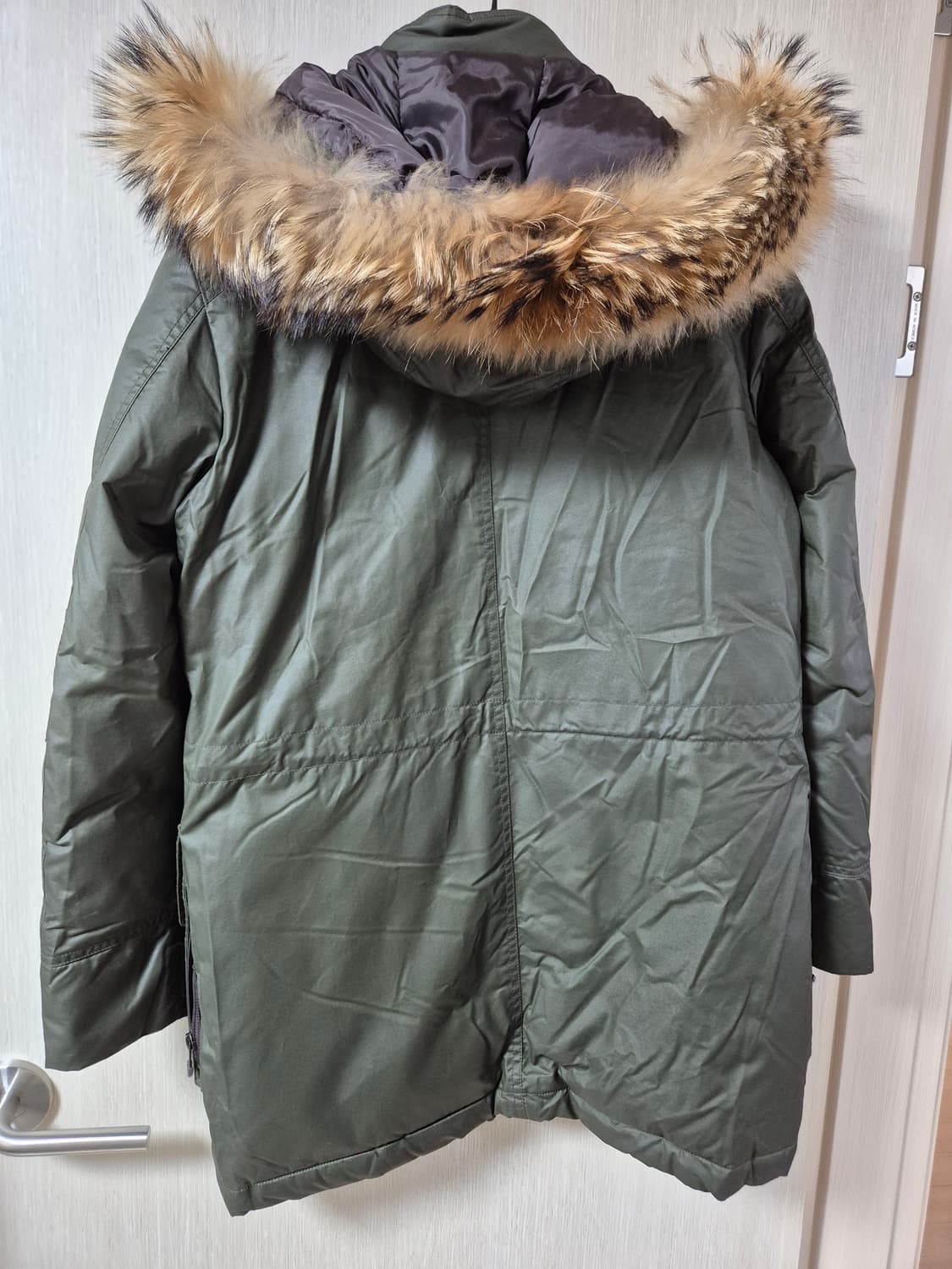 맨온더분 폭스퍼 코팅다운 46 패딩자켓 100  상품이미지6