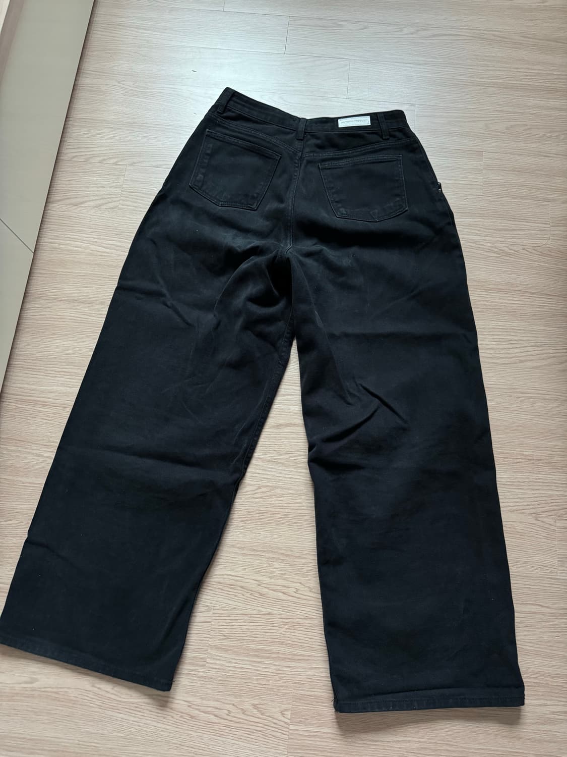 어텀 피치기모와이드 팬츠 m 상품이미지3