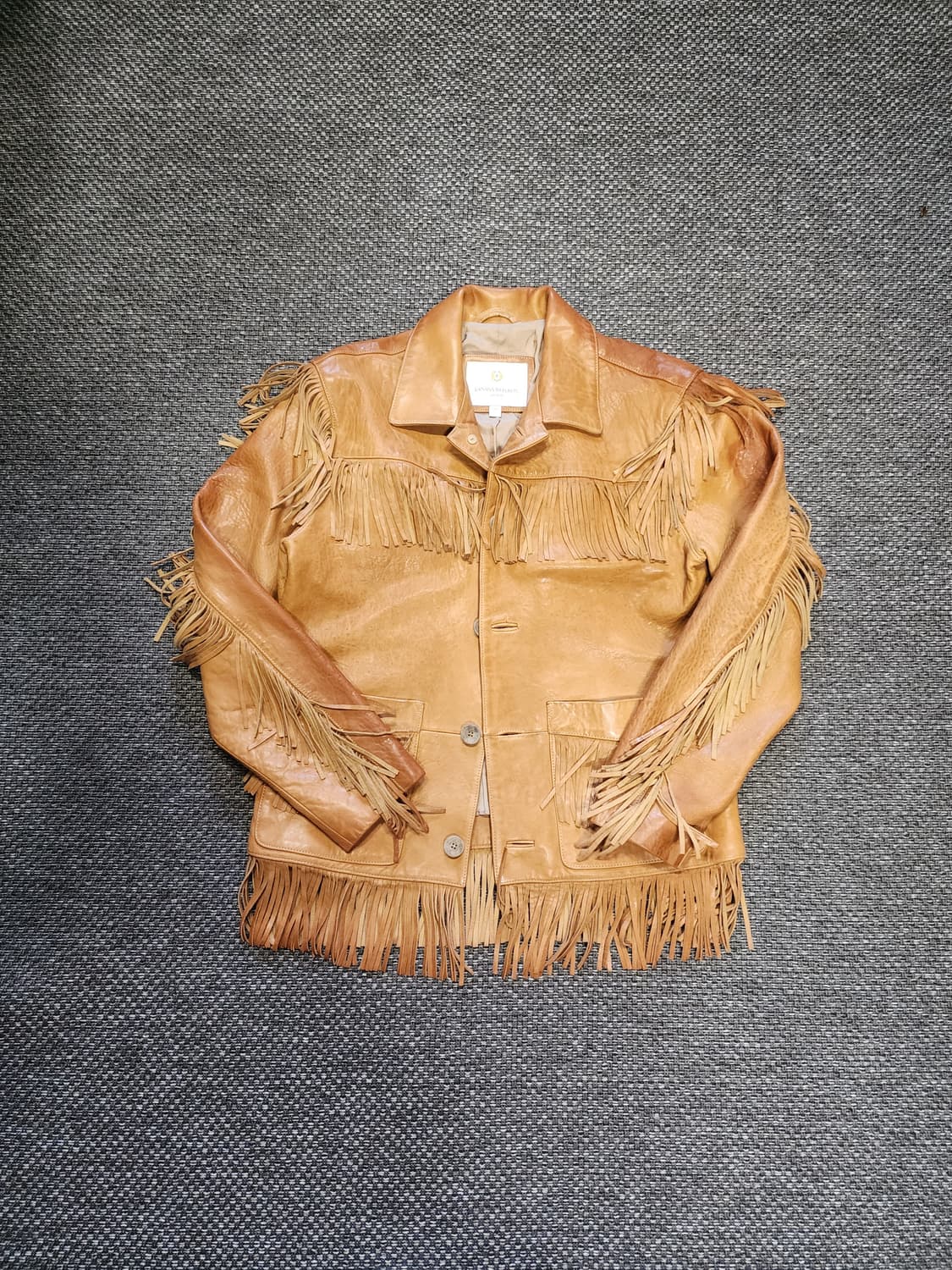 바나나리퍼블릭 가죽 프린지 자켓 상품이미지1