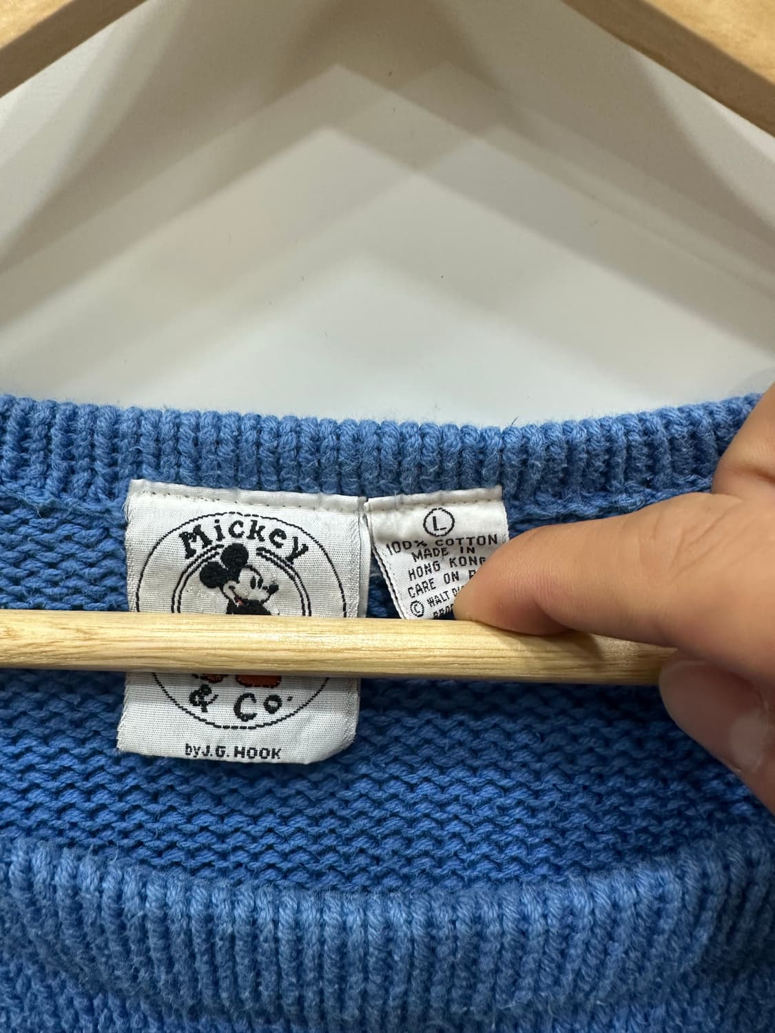 오리지널 디즈니 미키마우스 니트 L 상품이미지3