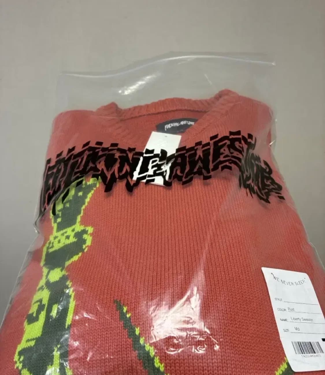 [M]퍼킹어썸 리버티 스웨터 러스트 상품이미지3