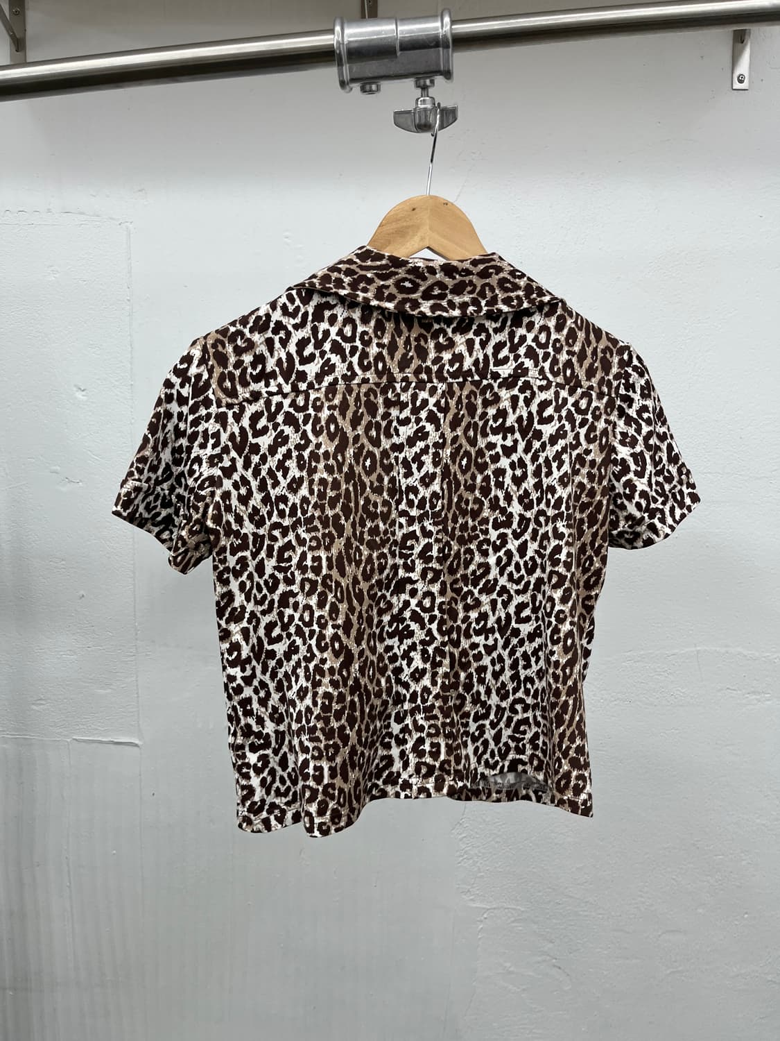 ~66) DOLCE & GABBANA 호피 반팔 셔츠 상품이미지3