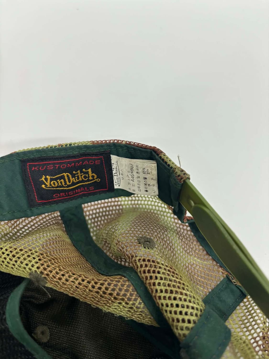 본더치 카모 플라쥬 메시 트러커 볼캡 모자 상품이미지4