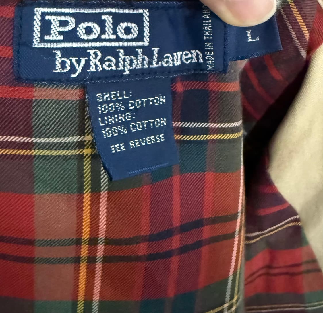 Polo Ralph Lauren 폴로 랄프로렌 헤링턴 자켓 베이지 상품이미지5