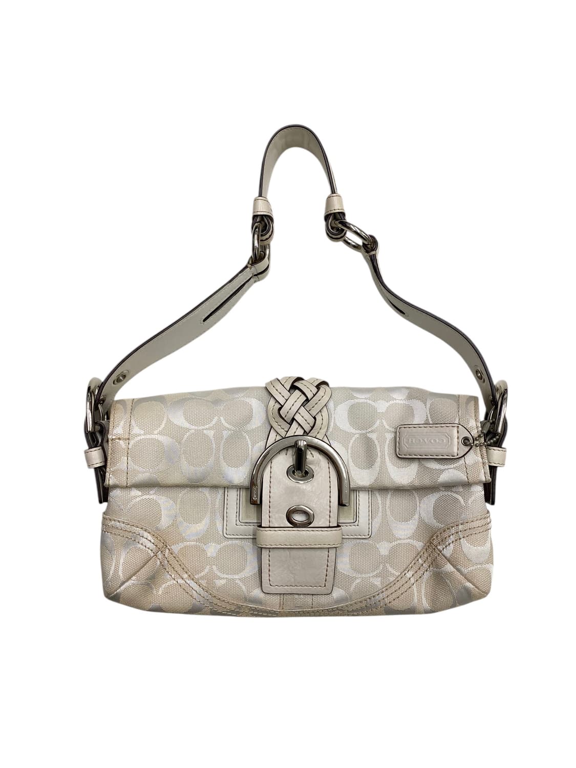 코치 y2k 화이트 숄더백 상품이미지1