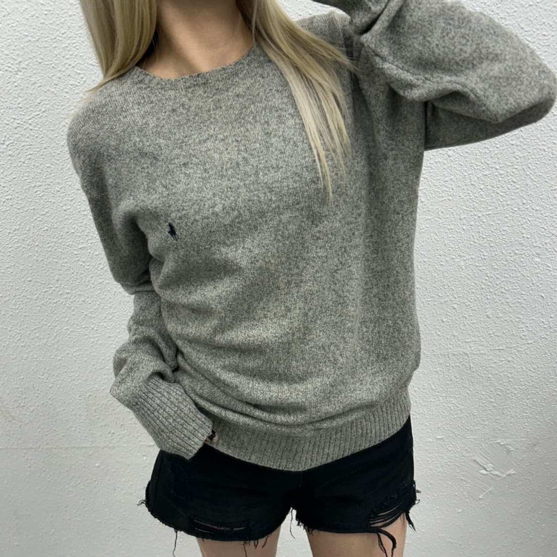 폴로 랄프로렌 90's 네이비포니 그레이 니트 100 상품이미지1