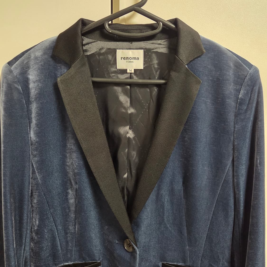 Renoma 일본판 벨벳 자켓 M-L 상품이미지2