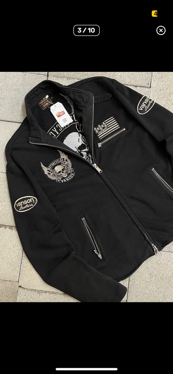 밴슨 모터사이클 코튼 자켓 상품이미지3