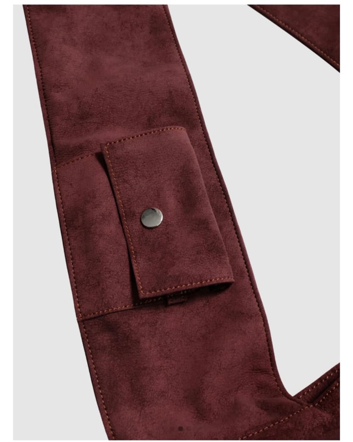 인앤양인하모니 Flap pocket bag, wine 상품이미지3