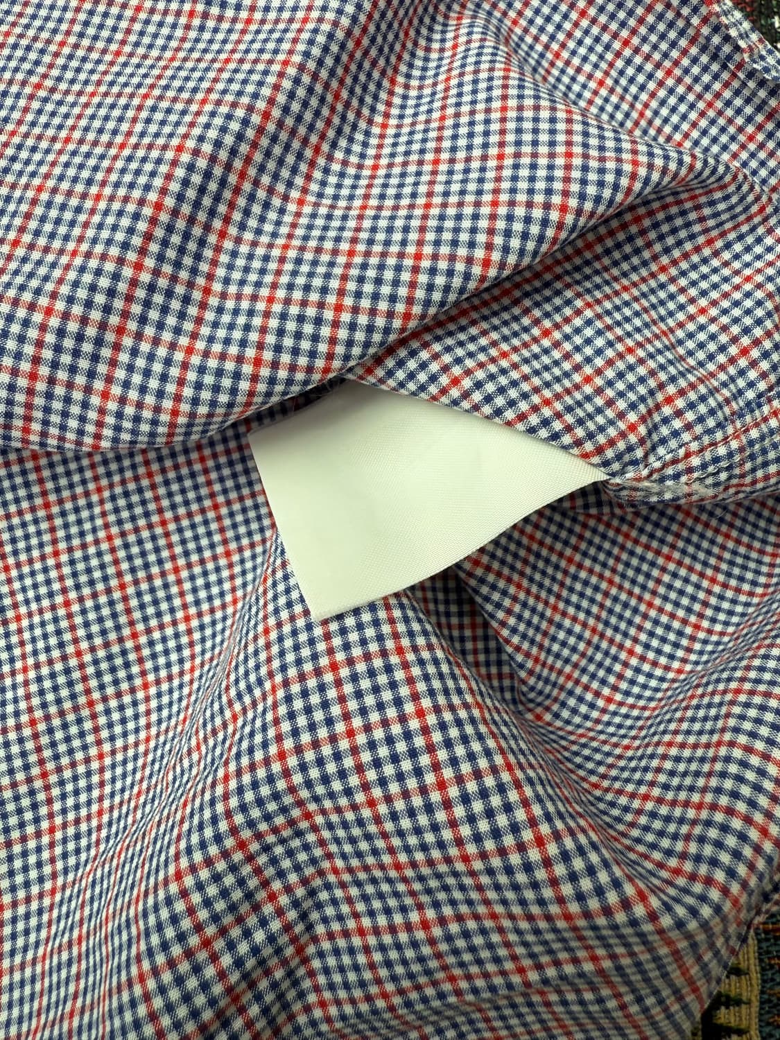 더블탭스 체크 반팔 셔츠 상품이미지5