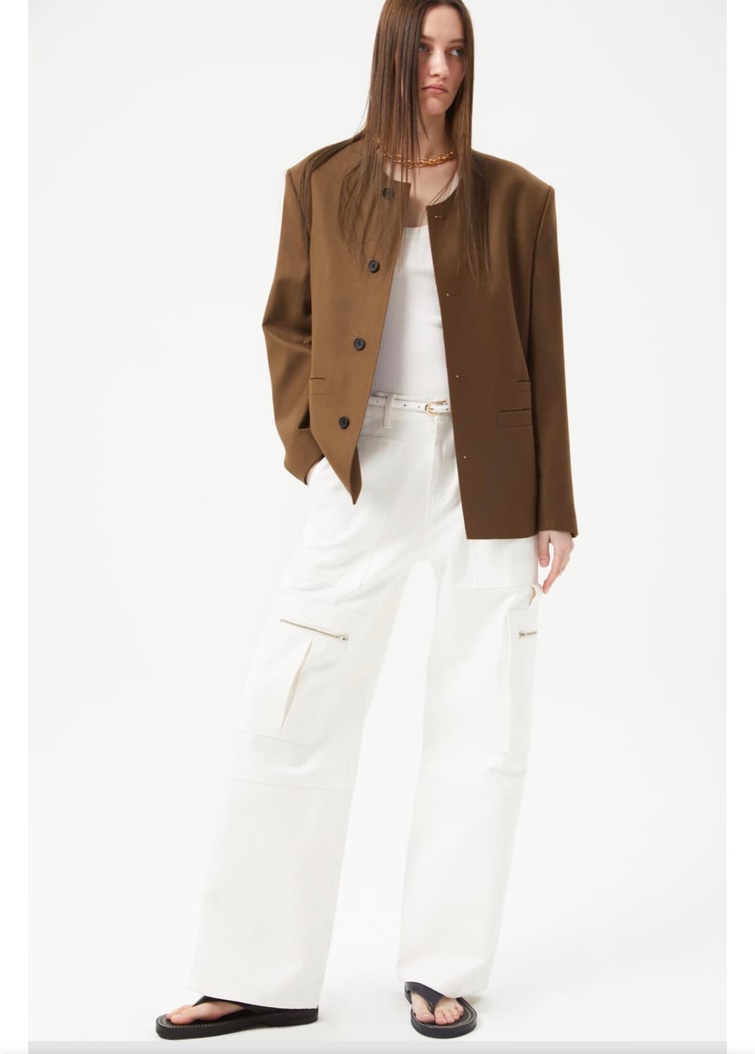 타일레 / 토이 포켓 카고팬츠 (오프 화이트) / 2 상품이미지1