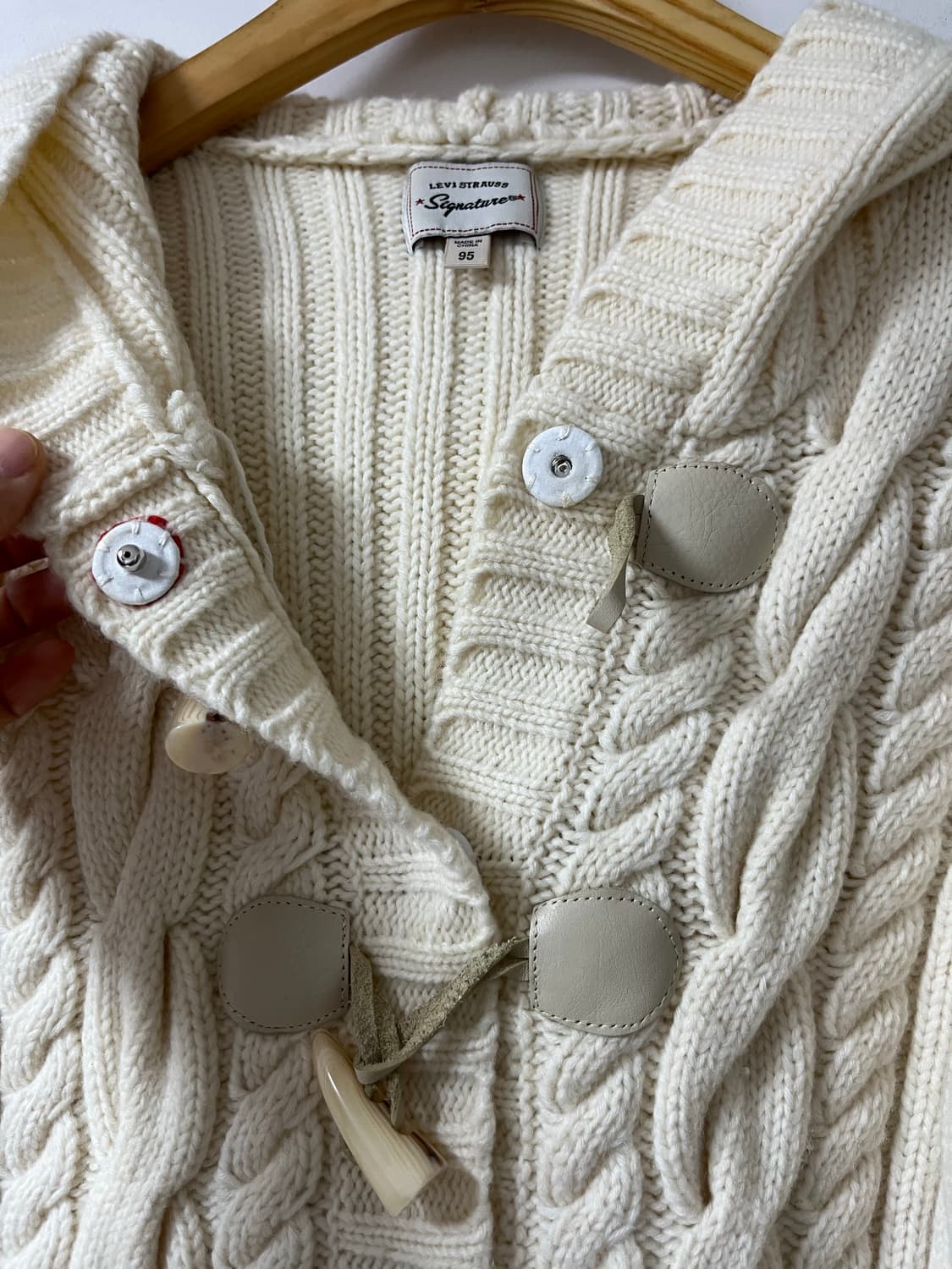 리바이스 떡복이 후드 니트 자켓 상품이미지7