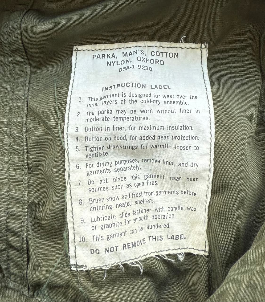 M-1951 피쉬테일 쉘 파카 상품이미지8