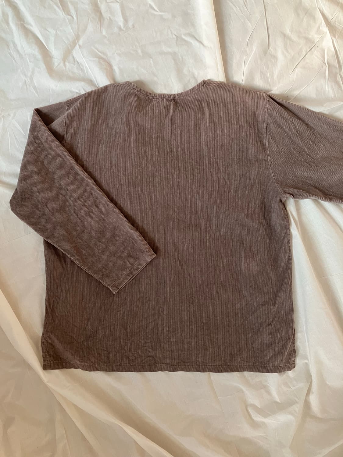 코듀로이 헨리넥 긴팔 티셔츠 상품이미지3