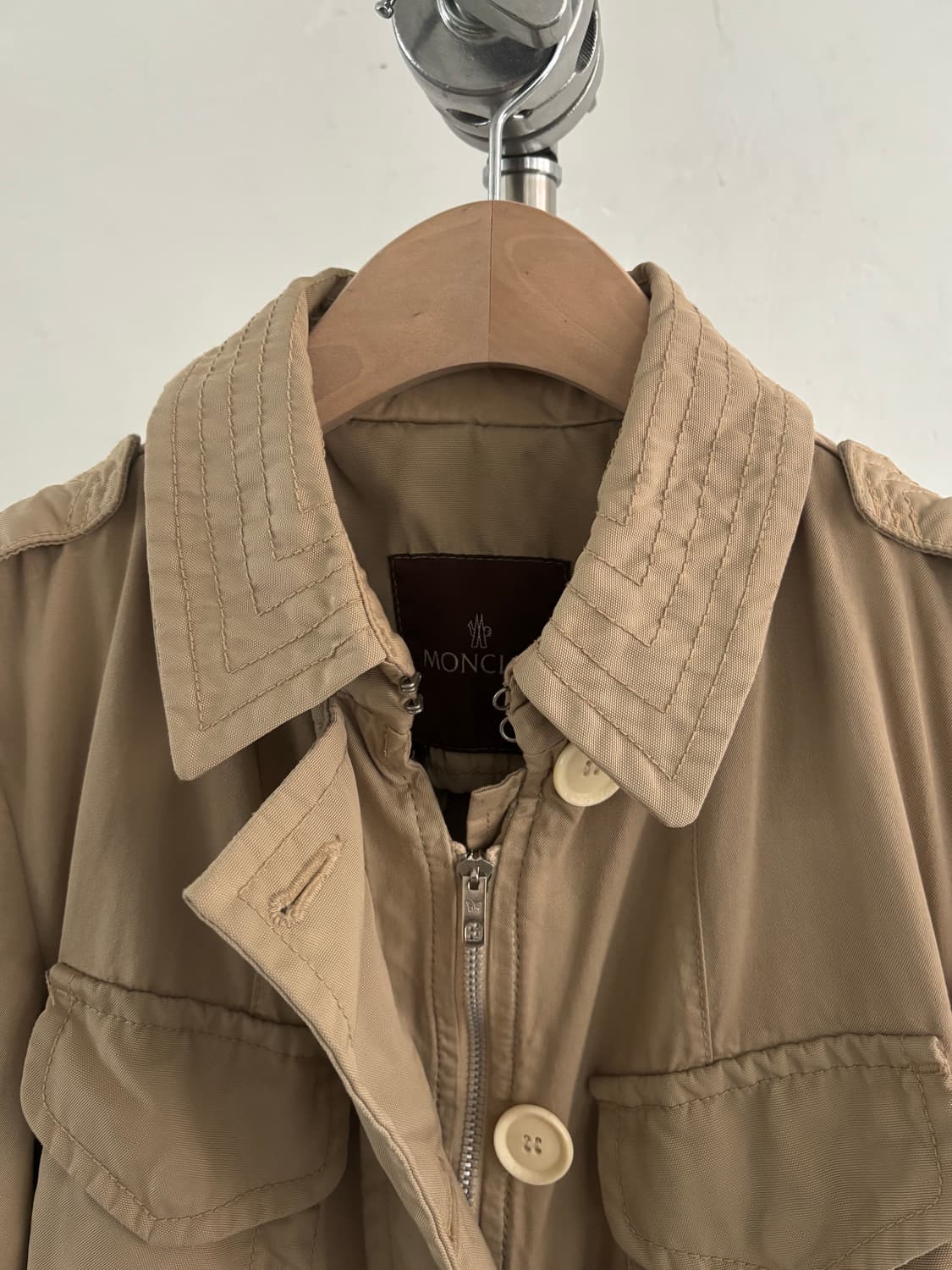 Moncler 몽클레어 베이지 사파리 자켓  상품이미지6