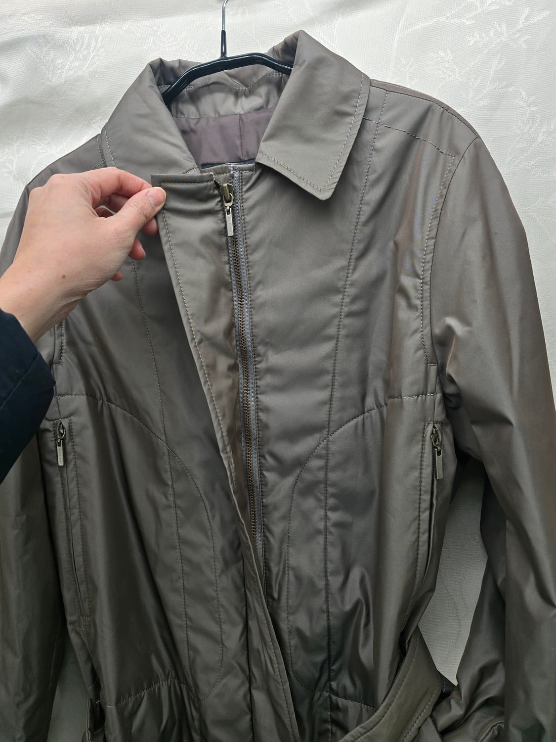 BOTTICELLI 보띠첼리 여성 브라운 트렌치코트 46사이즈 상품이미지9