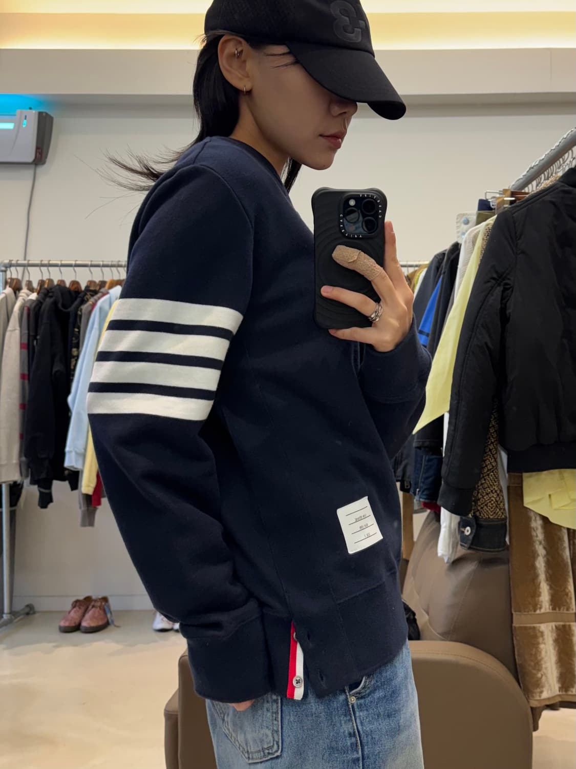 톰브라운 루프백 4-bar 스웻 맨투맨 상품이미지6