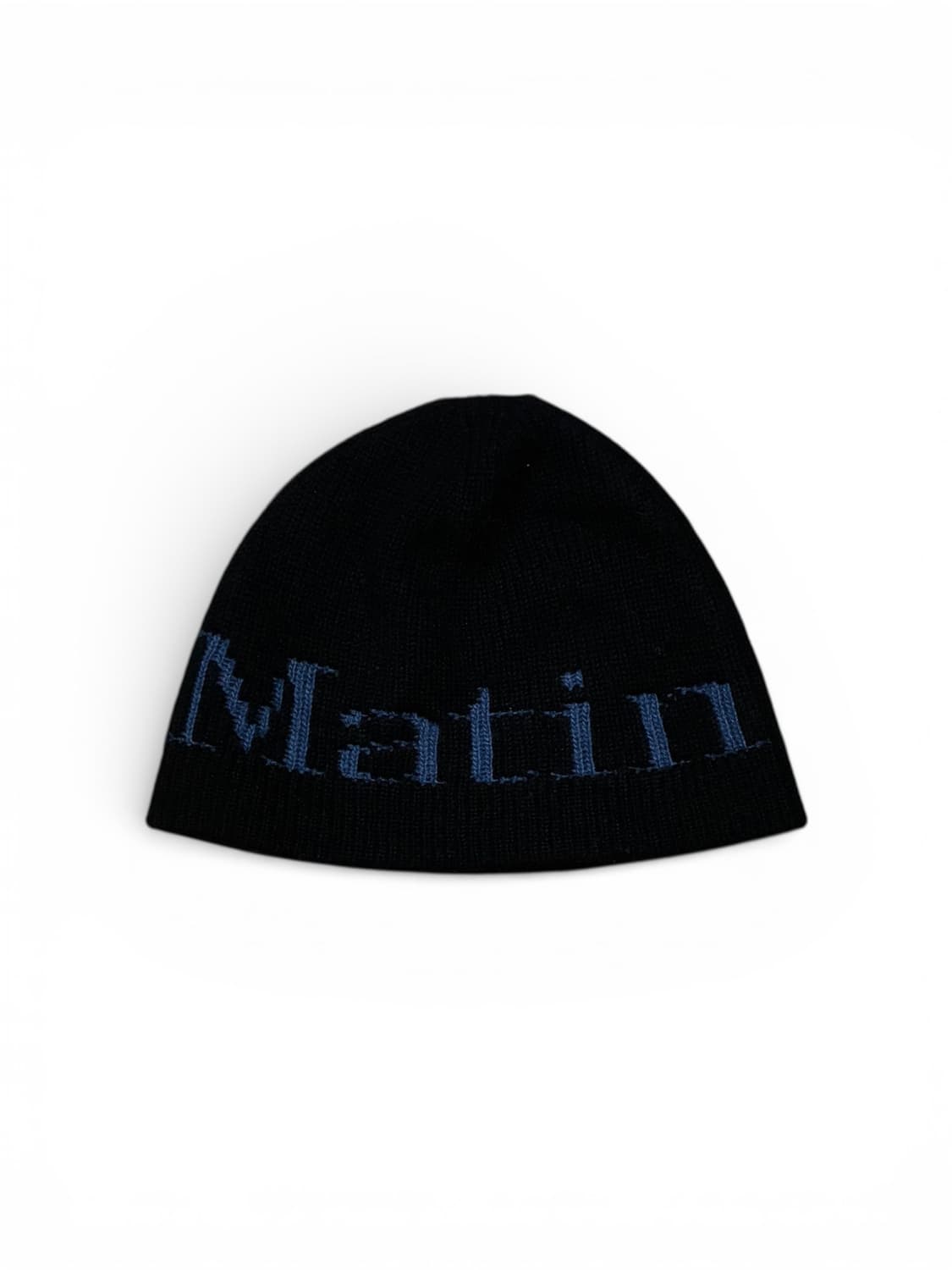 [새상품] 마땡킴 리버시블 블랙&다크블루 비니 상품이미지1