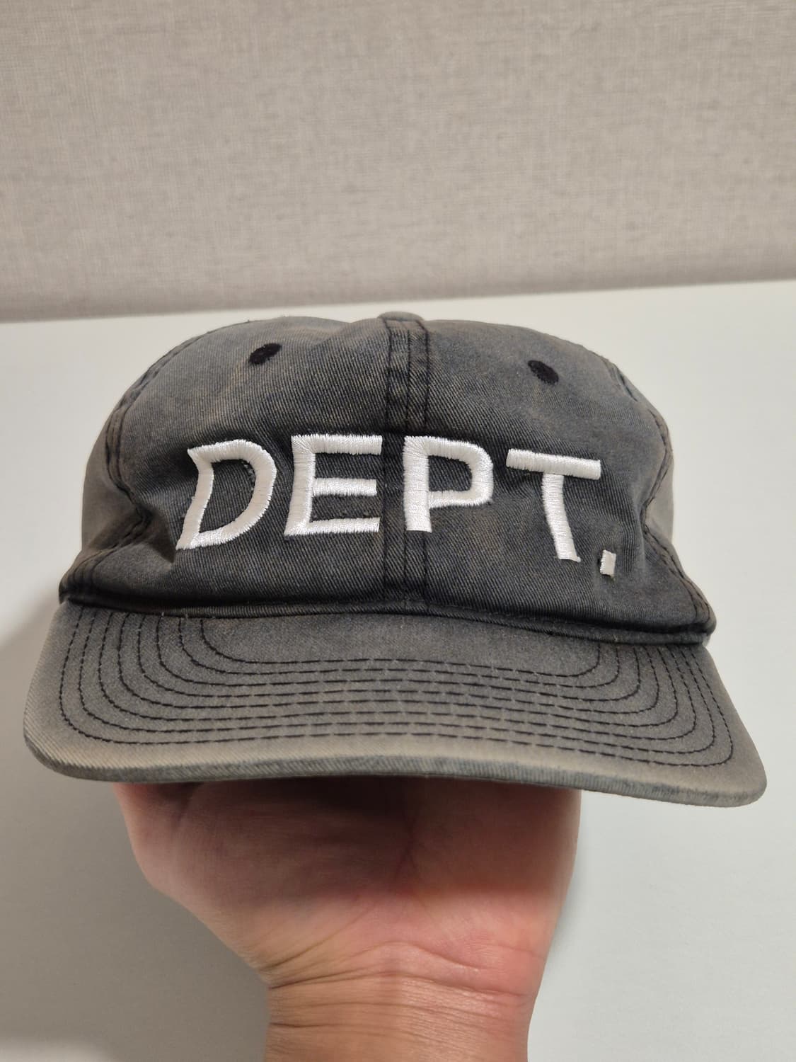 갤러리디파트먼트 에크루 DEPT 캡 (블랙워시드) 상품이미지7