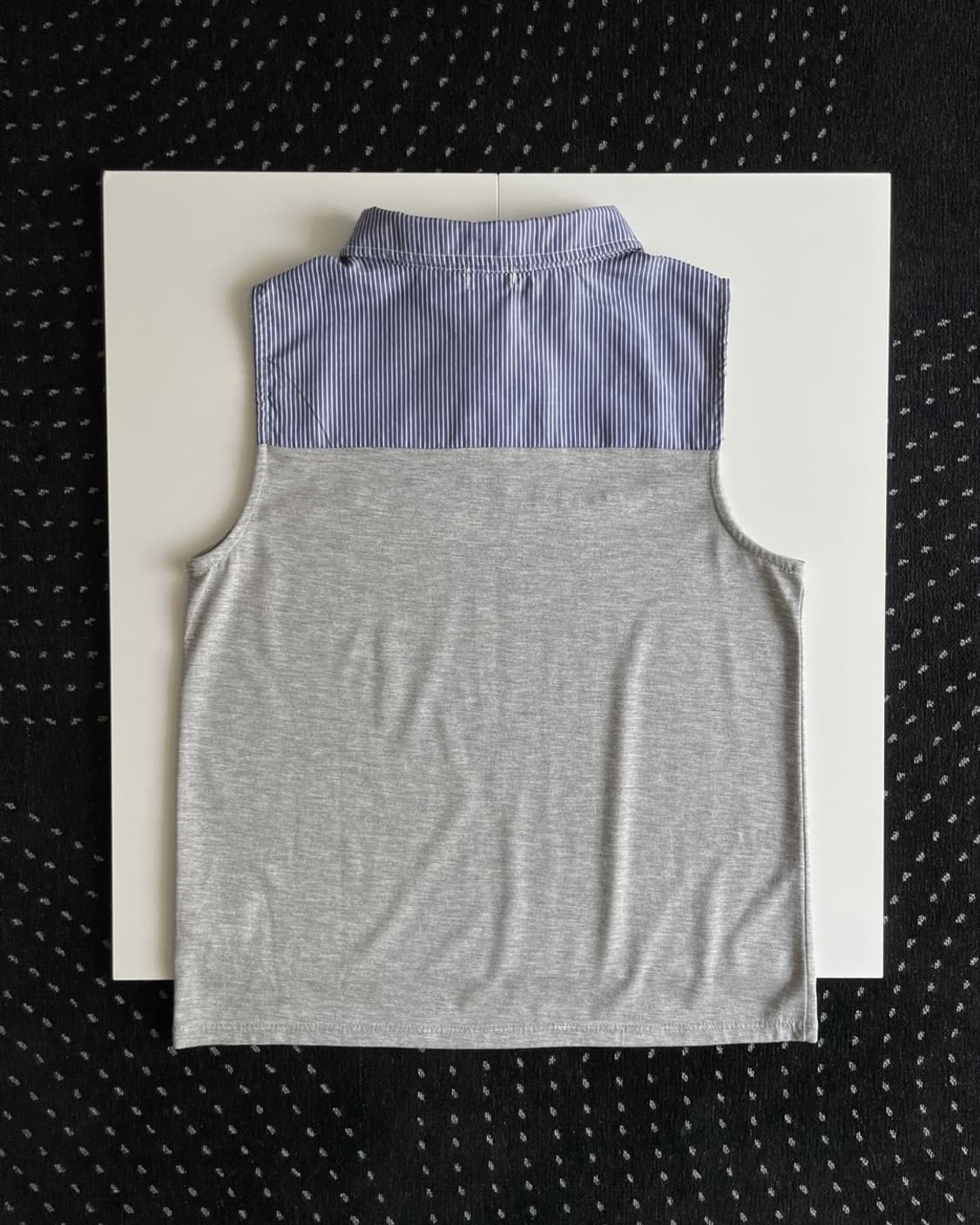 stripe patterned sleeveless 상품이미지5